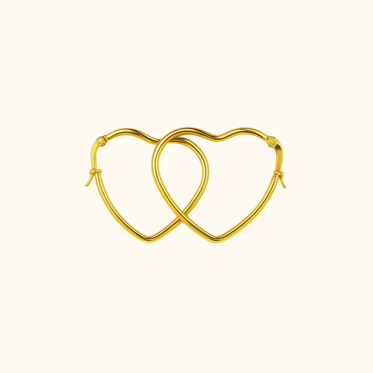 Créoles Loveli en or – Boucles d’oreilles élégantes et intemporelles pour femme