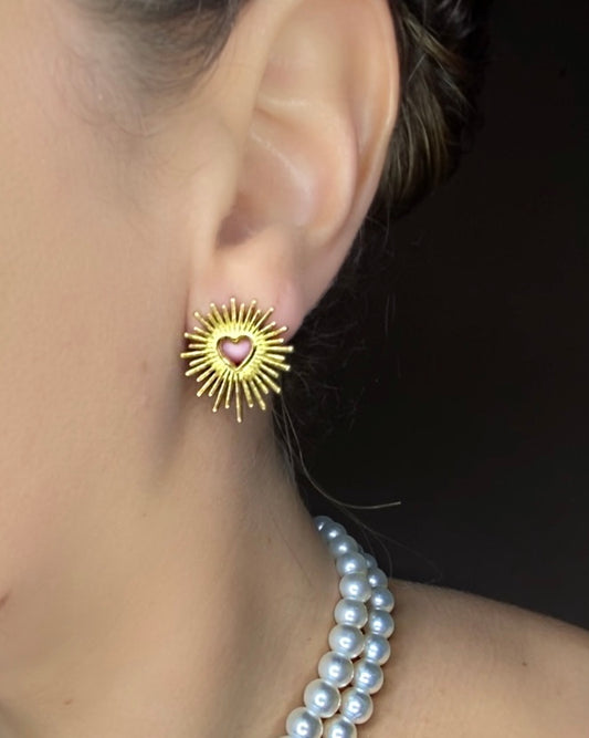 Boucles d’oreilles | Shiny heart