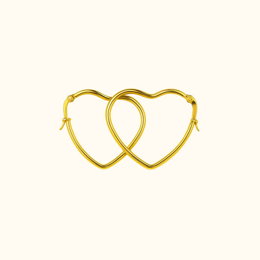 Créoles Loveli en or – Boucles d’oreilles élégantes et intemporelles pour femme