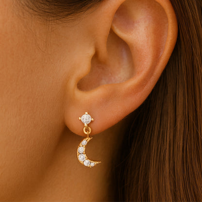 Boucles d’Oreilles Exquise en or – Bijou délicat et intemporel, élégant et moderne
