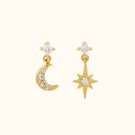 Boucles d’Oreilles Exquise en acier inoxydable doré  – Bijou délicat et intemporel - Tendance 