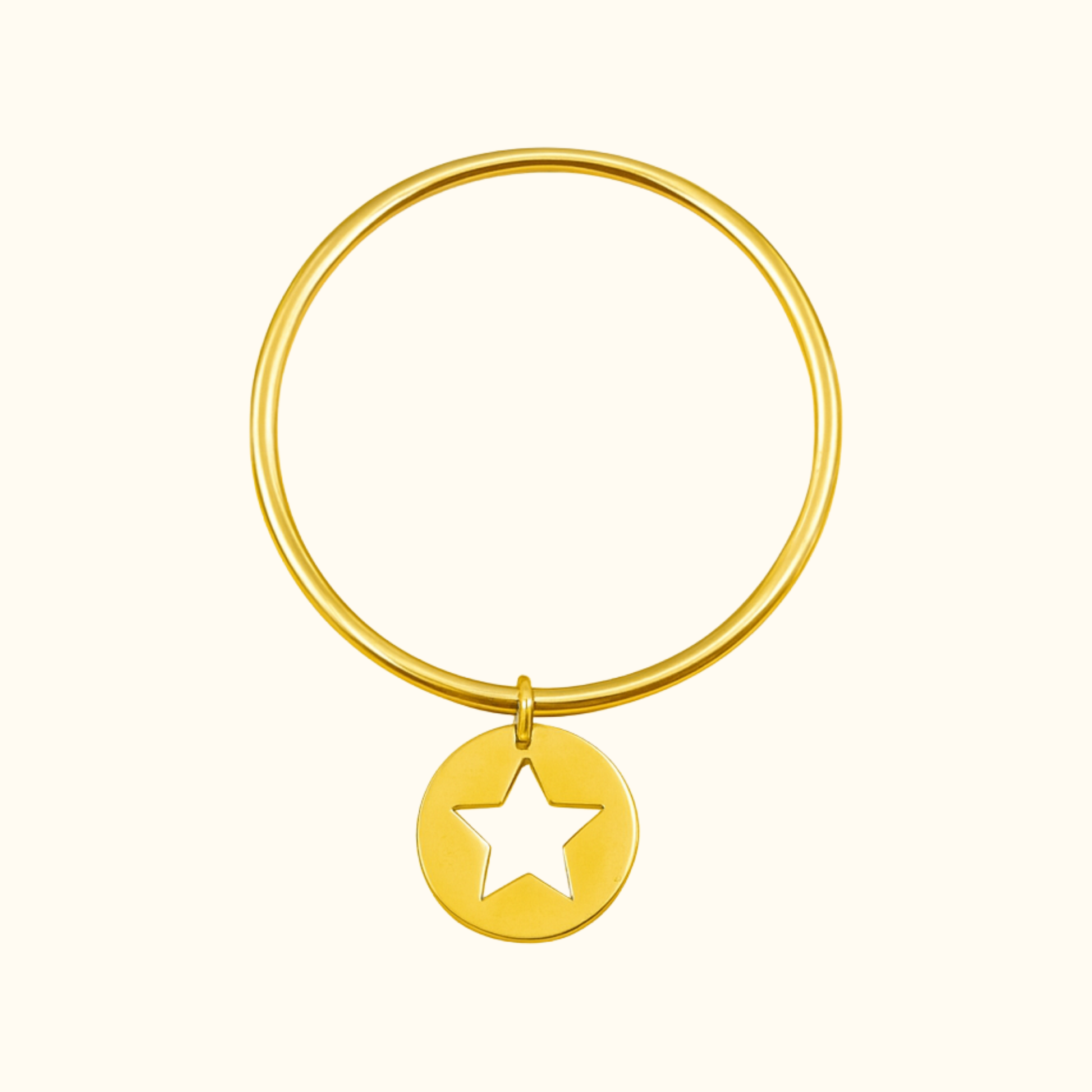 Jonc Star en or – Bracelet élégant et raffiné, bijou intemporel et tendance