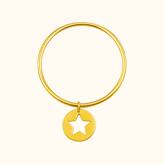Jonc Star en or – Bracelet élégant et raffiné, bijou intemporel et tendance