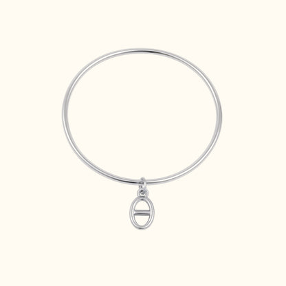 Jonc Maille Marine en argent – Bijou raffiné et moderne, au design emblématique de maille marine