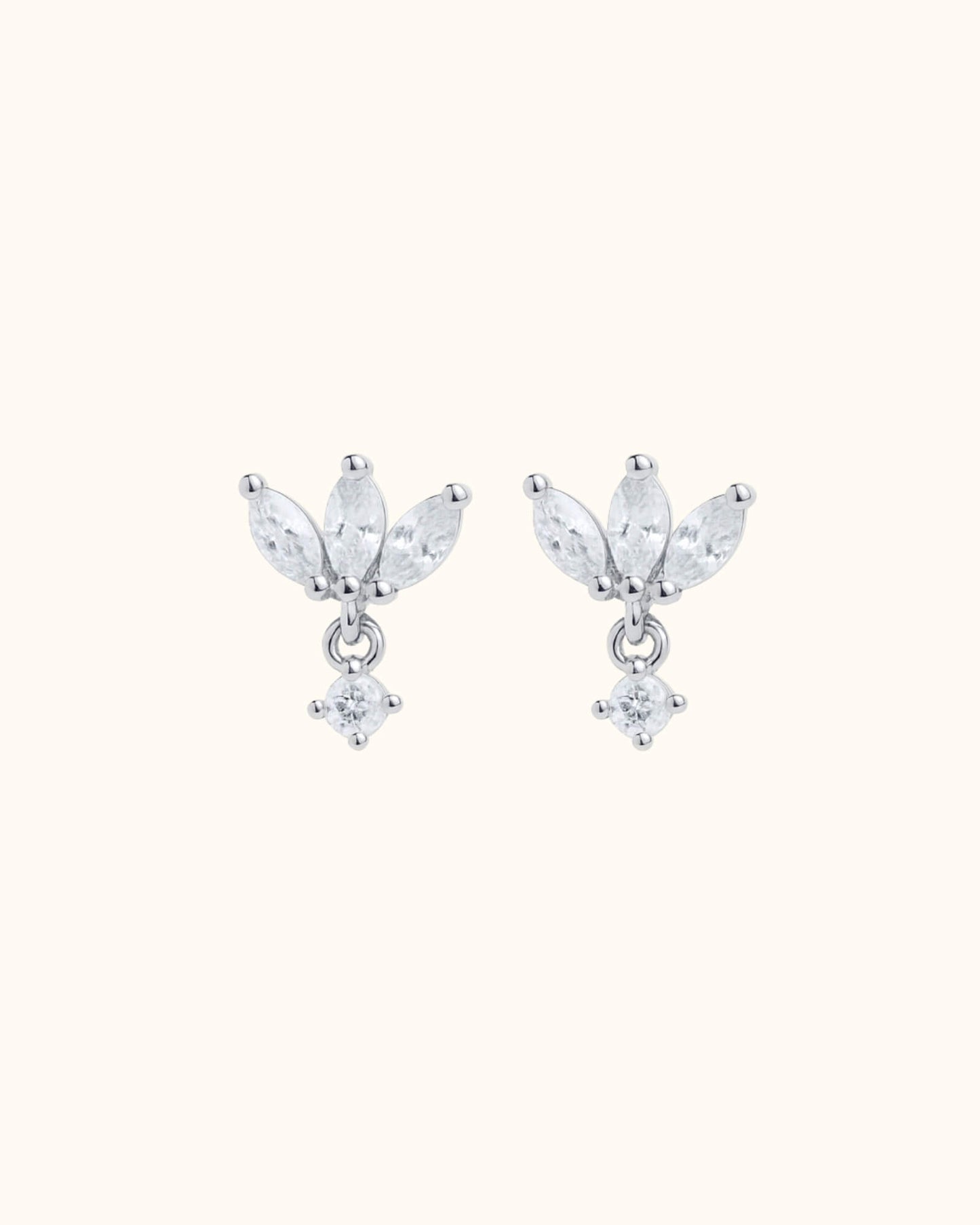 Boucles d'oreilles Illusion argentées