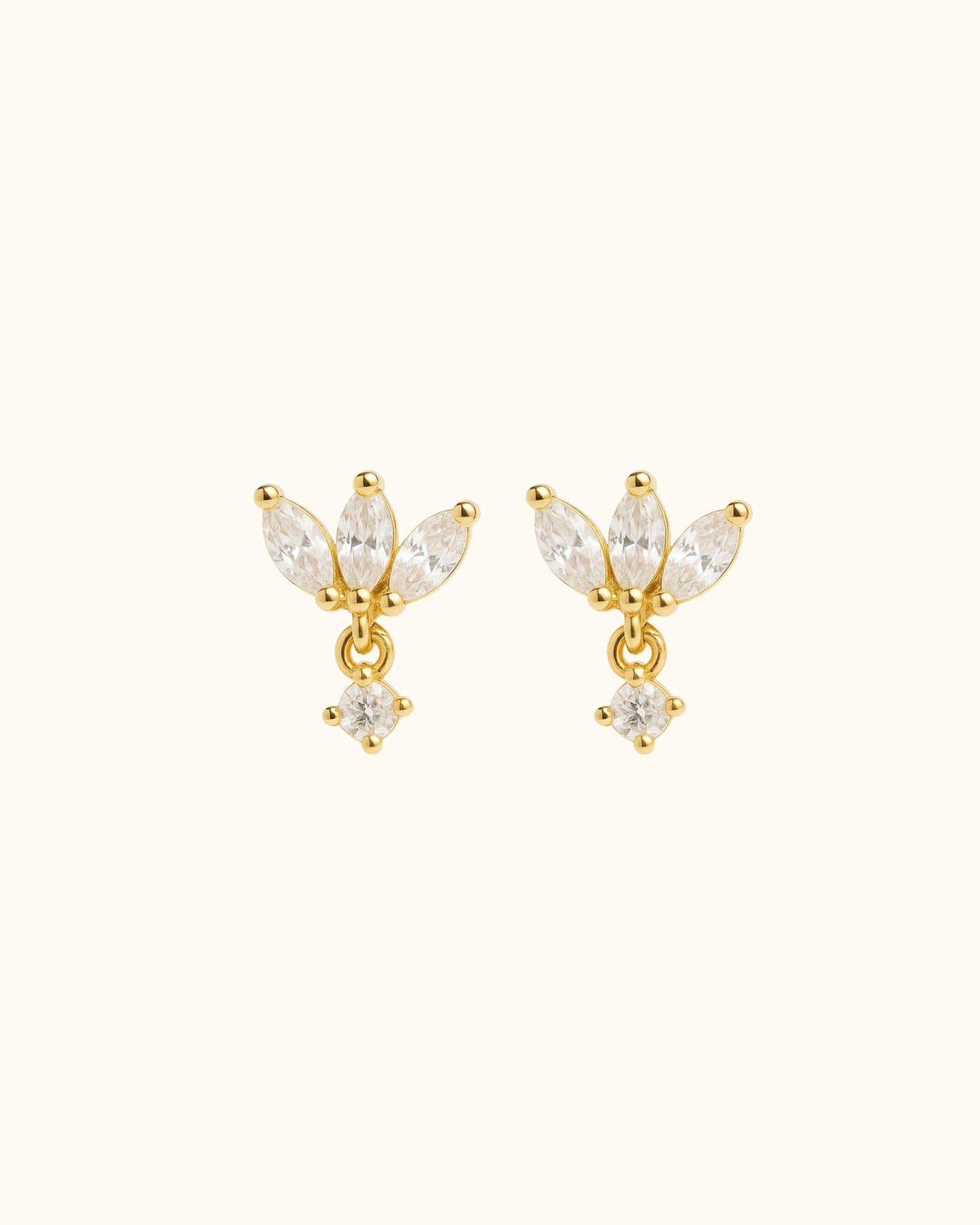 Boucles d'oreilles Illusion dorées