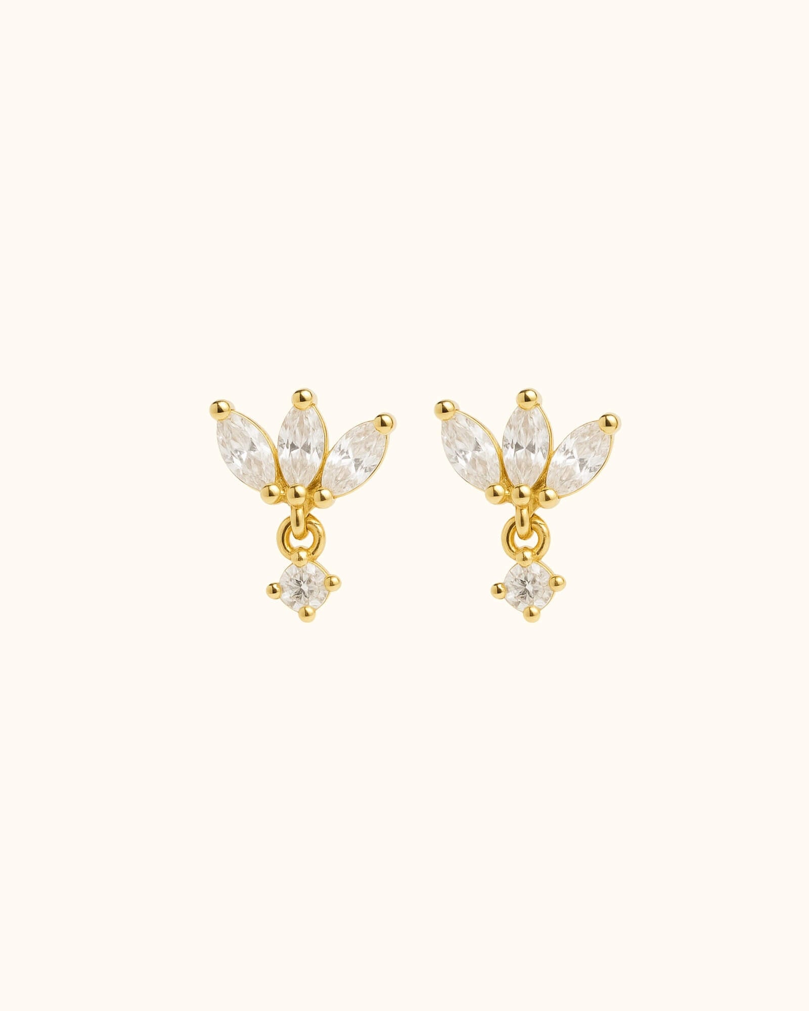 Boucles d'oreilles Illusion dorées